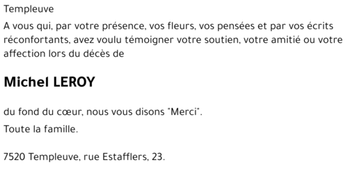 Michel LEROY