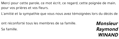 Raymond WINAND