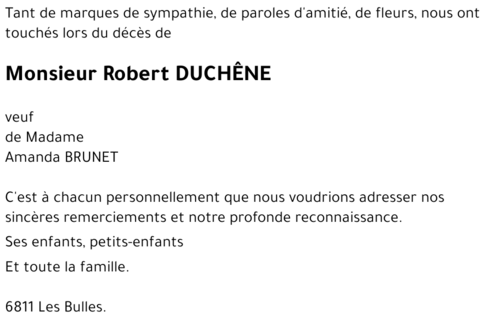 Robert DUCHÊNE