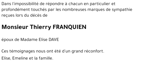 Thierry FRANQUIEN