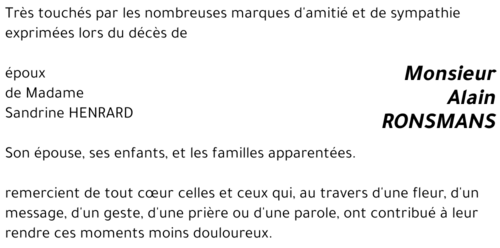 Alain Ronsmans