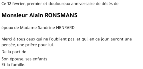 Alain Ronsmans