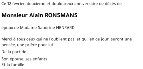 Alain Ronsmans