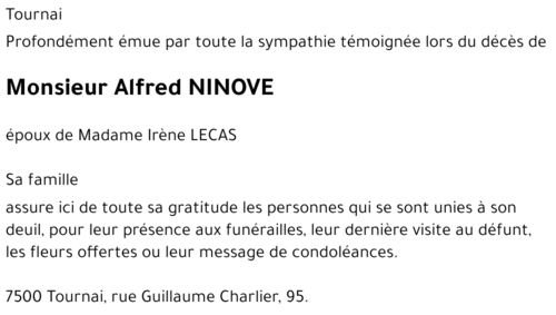 Alfred NINOVE