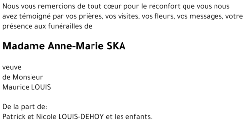 Anne-Marie SKA