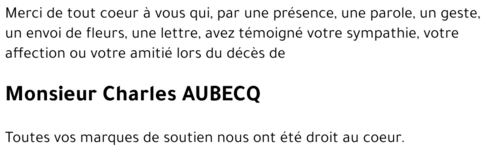 Charles AUBECQ