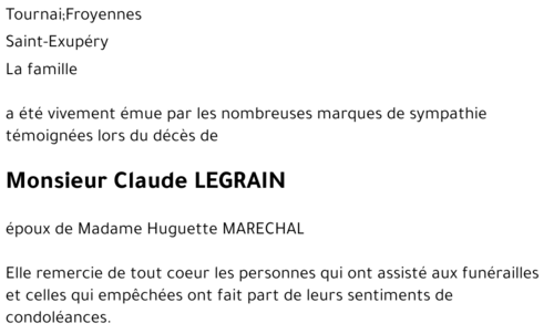 Claude LEGRAIN