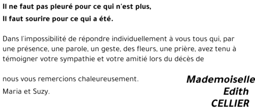 Edith CELLIER