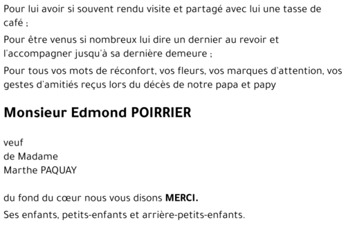 Edmond POIRRIER