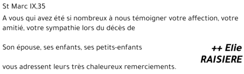 Elie RAISIERE