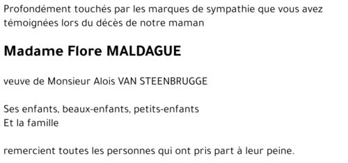 Flore MALDAGUE