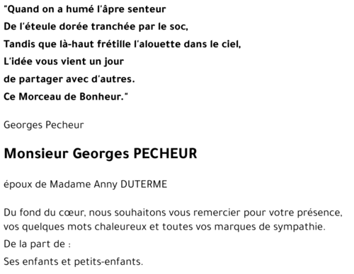 Georges PECHEUR
