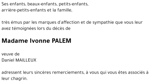 Ivonne PALEM