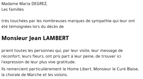 Jean LAMBERT