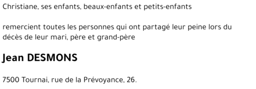 Jean-Marie DESMONS