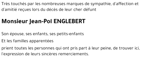 Jean-Pol ENGLEBERT