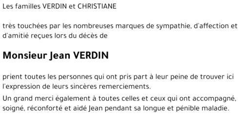 Jean VERDIN