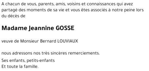 Jeannine GOSSE