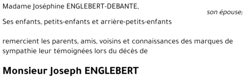 Joseph ENGLEBERT