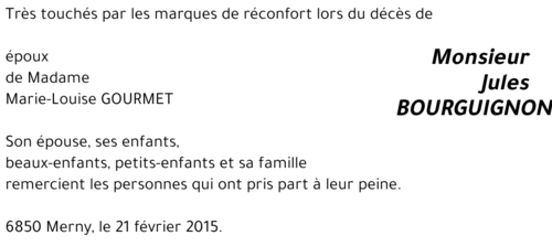 Jules BOURGUIGNON