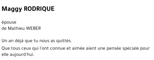 Maggy RODRIQUE