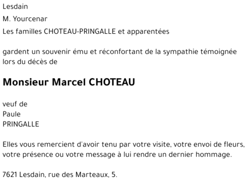 Marcel CHOTEAU