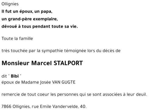 Marcel STALPORT