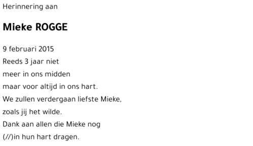 Mieke ROGGE