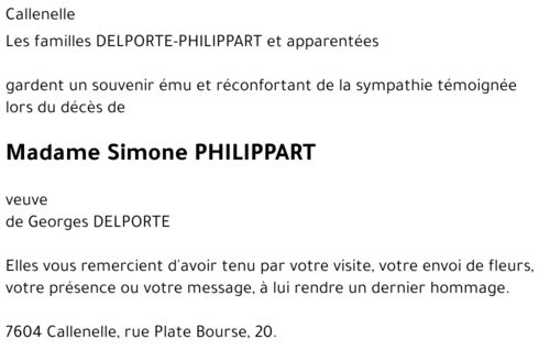 Simone PHILIPPART