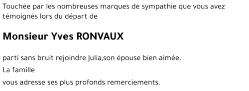 Yves RONVAUX