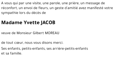 Yvette JACOB