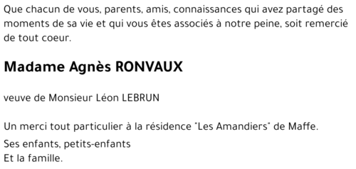 Agnès RONVAUX
