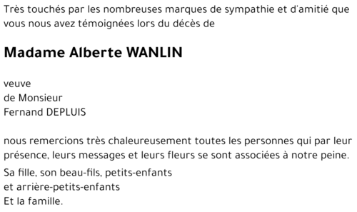 Alberte WANLIN