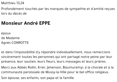 André EPPE 