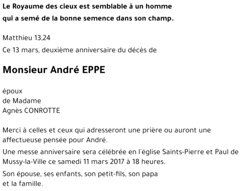 André EPPE 
