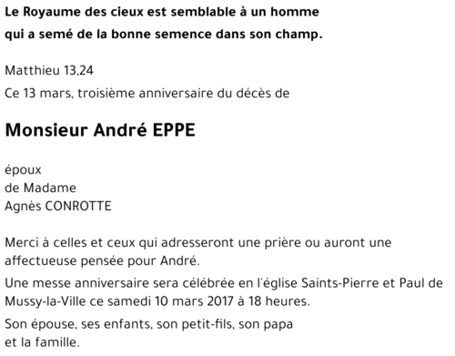André EPPE 