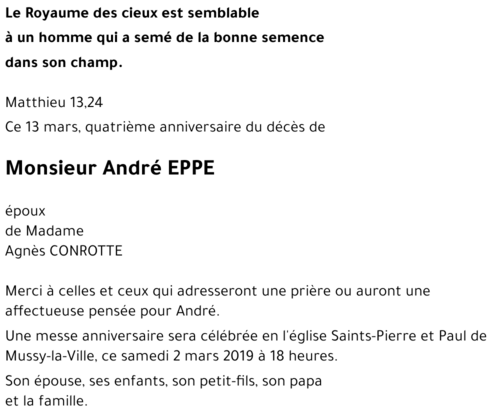 André EPPE 