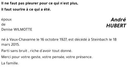 André Hubert