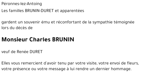 Charles BRUNIN