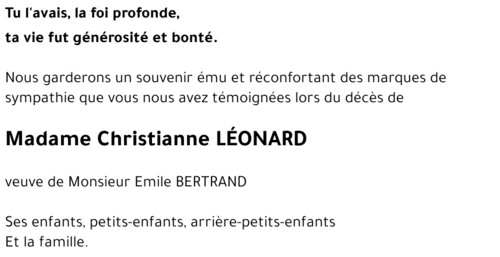 Christianne Léonard