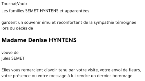 Denise HYNTENS