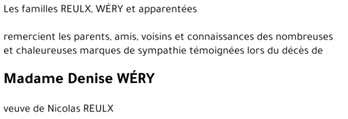 Denise WERY
