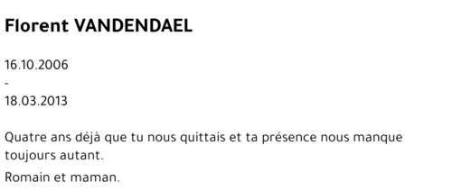 Florent VANDENDAEL