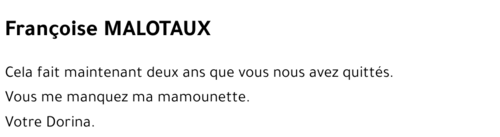 Françoise MALOTAUX
