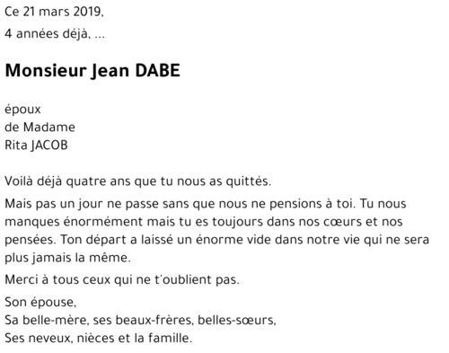 Jean DABE