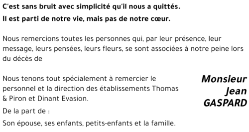 Jean GASPARD