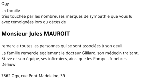 Jules MAUROIT