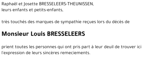 Louis BRESSELEERS