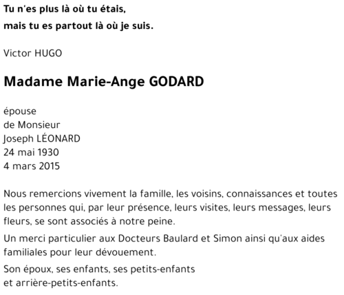 Marie-Ange GODARD 