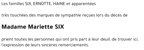 Mariette SIX
